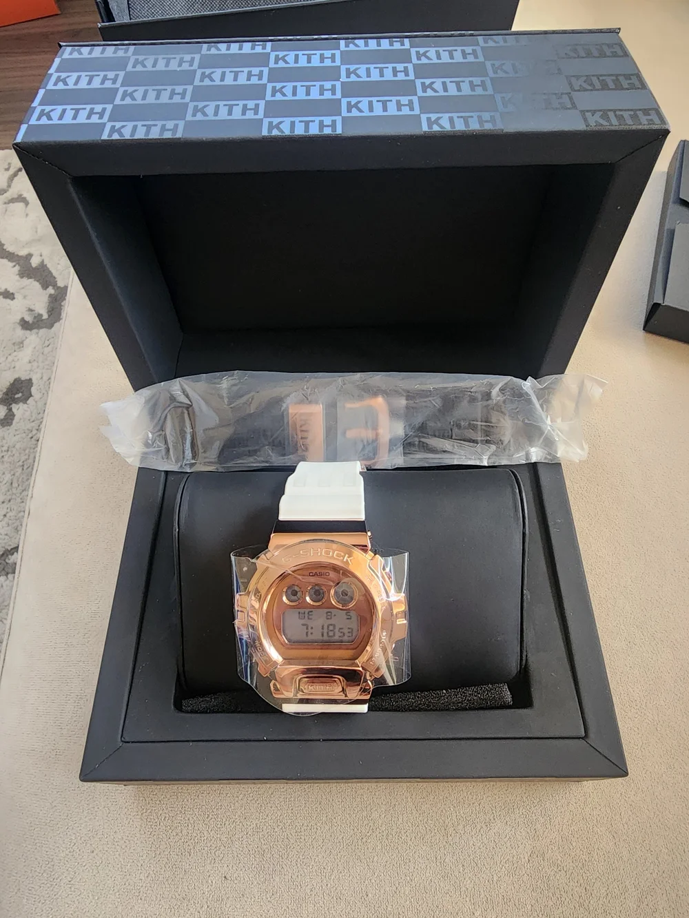 KITH x G-SHOCK GM-6900KTH Rose Gold Limited Edition Watch New